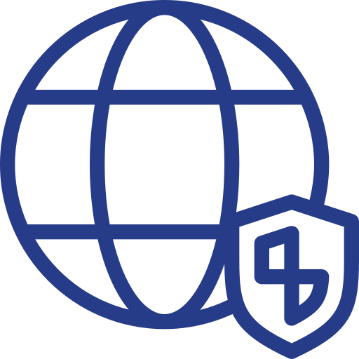 Network shield icon